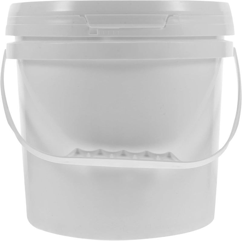 Food Grade 5l Plastic Paint Bucket with Lid and Handle, Sealed Airtight Paint Storage Container for Outdoor and Indoor Use, Sturdy Pp Material for Painting Supplies - Image 1