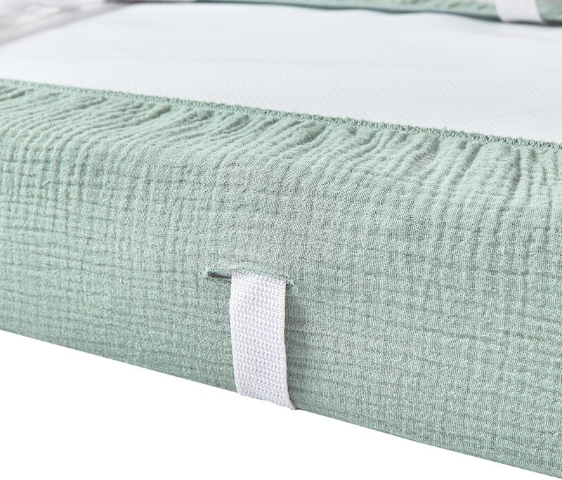 DONOMILO Muslin Changing Pad Cover,Ultra Soft Breathable Diaper Changing Table Cover for Baby Boys Girls,Neutral Fitted Changing Pad Sheets - Image 5