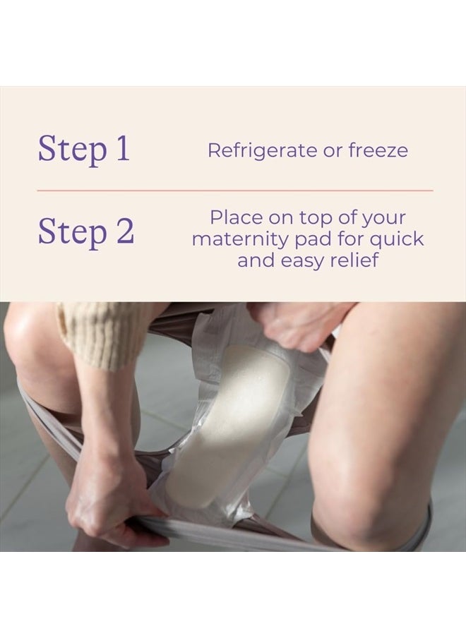 Lansinoh Postpartum Cooling Pads, Perineal Ice Packs, 12 Count, Witch Hazel Pads for Postpartum Care, Postpartum Essentials Padsicles with Cooling and Comforting Aloe Vera  - Image 5