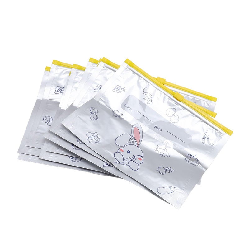 10 Pack Leakproof Aluminum Foil Food Storage Zipper Lock Bags Versatile For Storing Food And Other Items S - Image 5