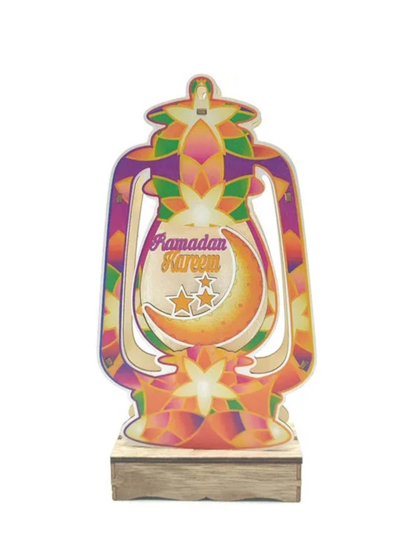 co arma Wooden pendant in the form of a lantern for Ramadan decorations - Image 2