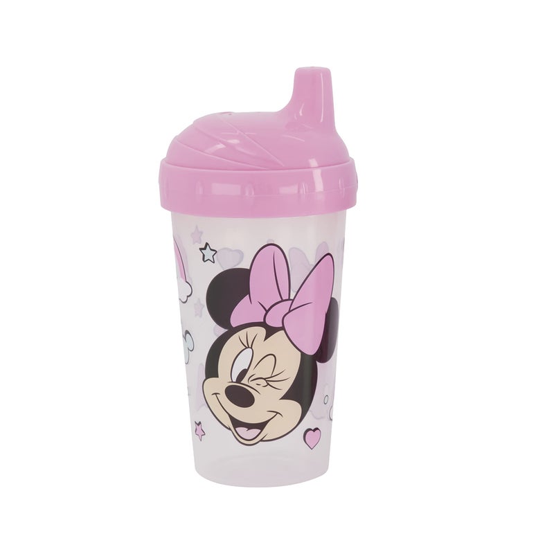 Disney Toddler Sippy Cups for Girls | 10 Ounce Minnie Mouse Sippy Cup Pack of Two with Straw and Lid | Durable Blue Leak Proof Travel Water Bottle for Toddlers - Image 3