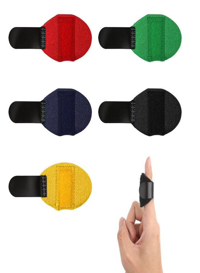 AIEX 5pcs Finger Splints, Finger Straightening Brace for Arthritis Finger Support for Trigger Broken and Strained Fingers (5 Colors) - Image 1