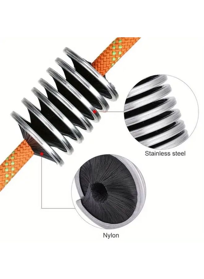 1pc Spiral Rope Brush Lightweight Portable Manual Cleaner For 0 35 0 51 Inch Climbing Ropes - Image 5