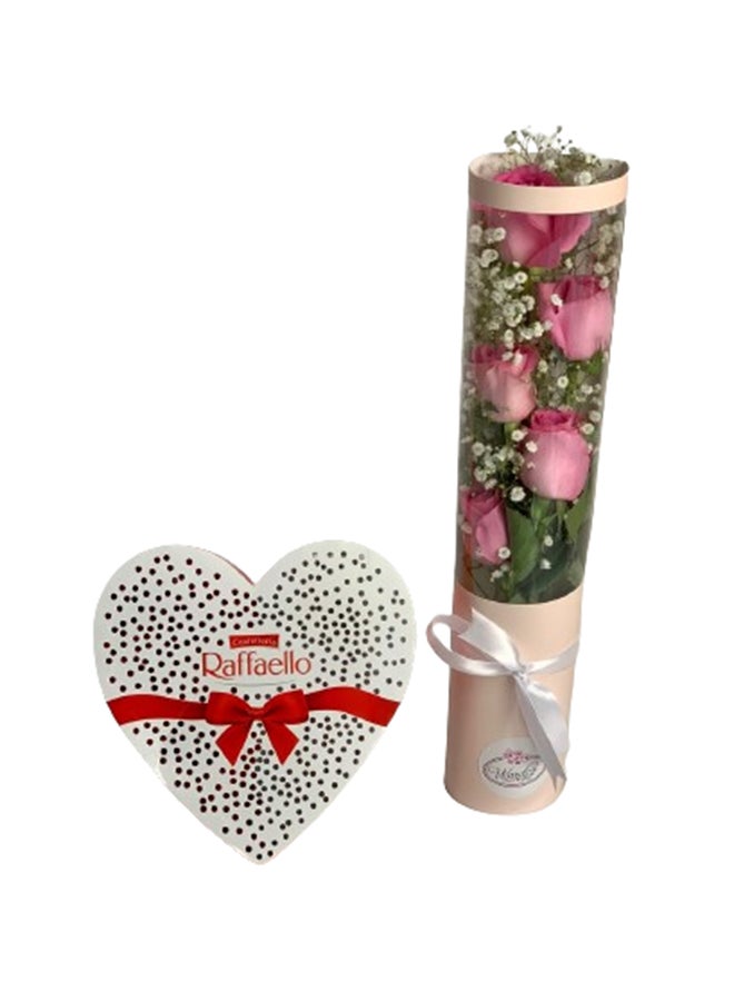 wardi Pink Stand Bouquet Combo 2