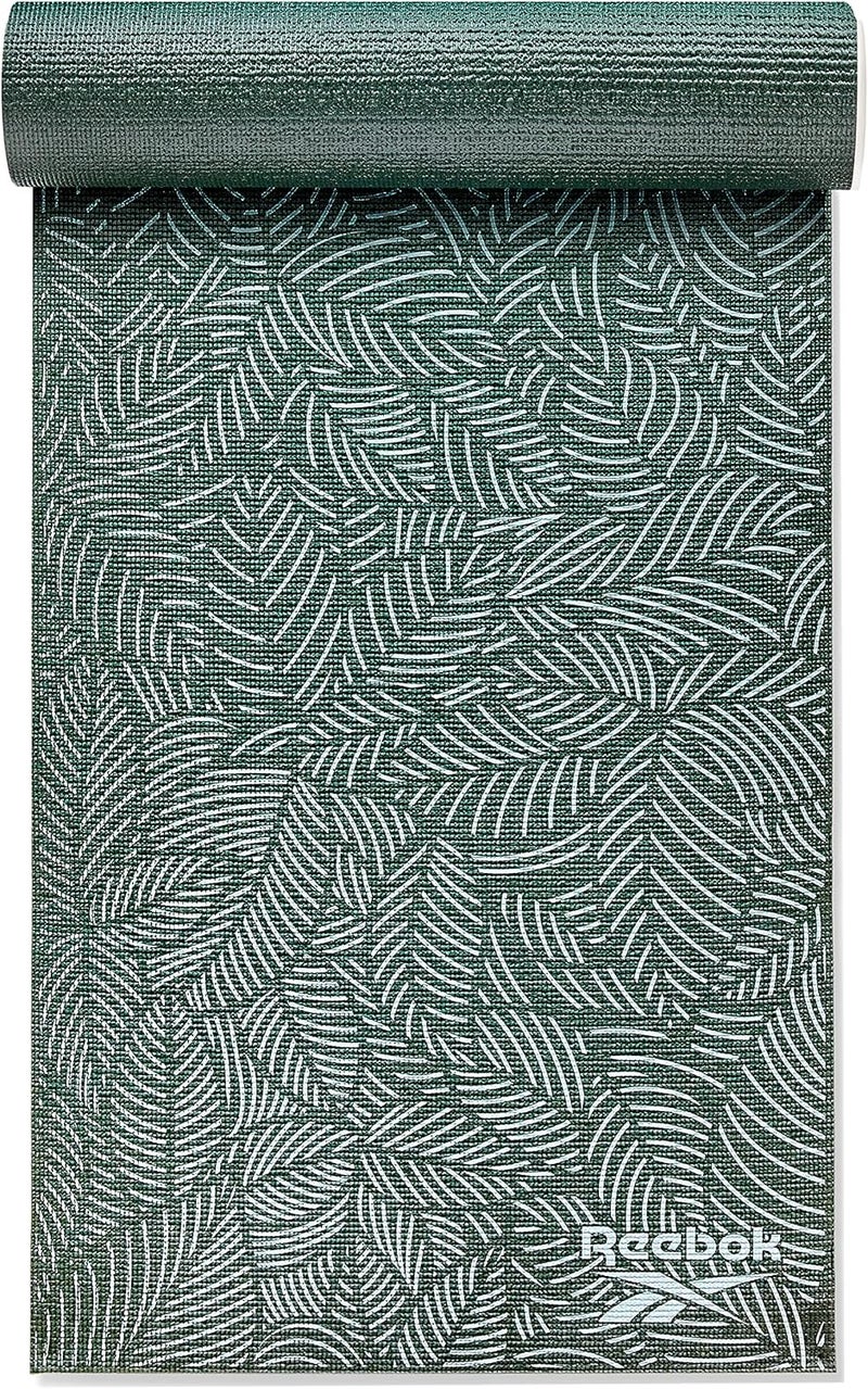 ريبوك حصيرة يوغا ريبوك – نايت فورست، مقاومة للانزلاق، سطح مبطن لليوغا والبيلاتس - Image 2