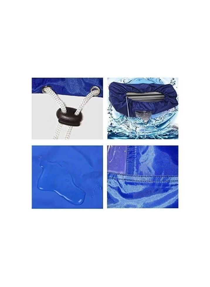 HOMESTAR AC Cleaning Waterproof Cover with Drain Outlet, Protector Dust Washing Bag For Large Size (2P-3P) Wall Mounted AC Service Pipe. - Image 4