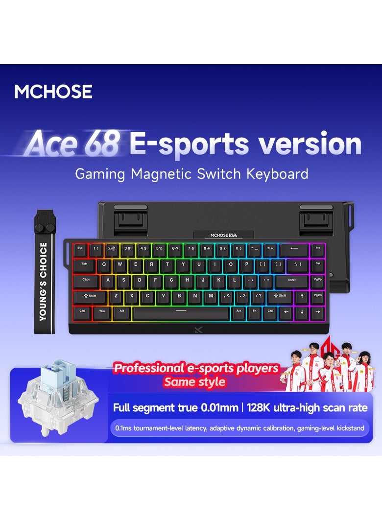 MCHOSE ACE68 Mechanical Keyboard Magnetic Switch Hot Swap E-sports Customized Gaming Keyboard Pc Gamer Accessories - Image 2