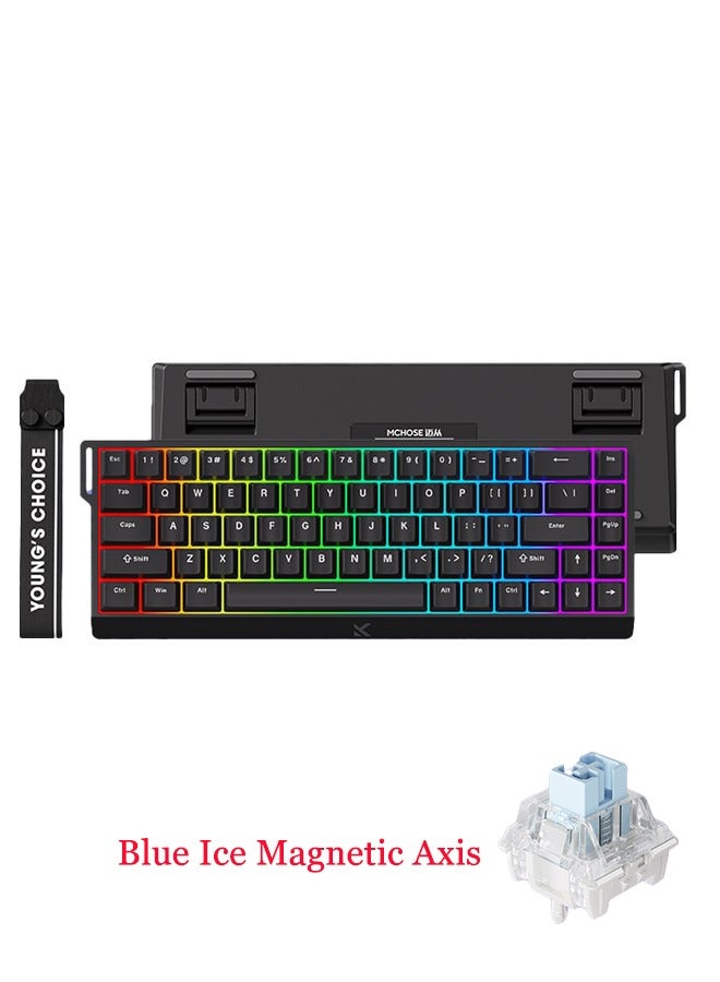 MCHOSE ACE68 Mechanical Keyboard Magnetic Switch Hot Swap E-sports Customized Gaming Keyboard Pc Gamer Accessories - Image 1
