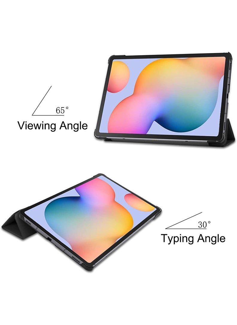 Protective Flip Case For Samsung Galaxy Tab S6 Lite 10.4 Inch 2024/2022/2020, With Trifold Stand Auto Wake Sleep Shockproof Cover Shin chan