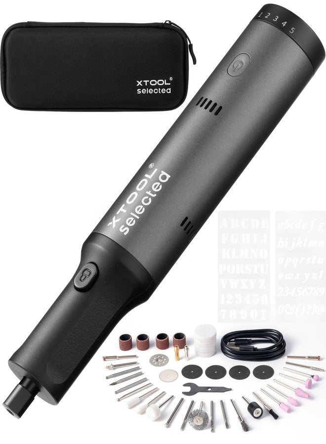 xTool Selected Rotary Kit, Power Rotary for Sanding, Polishing, Drilling, Etching, Engraving, DIY Crafts - Image 1