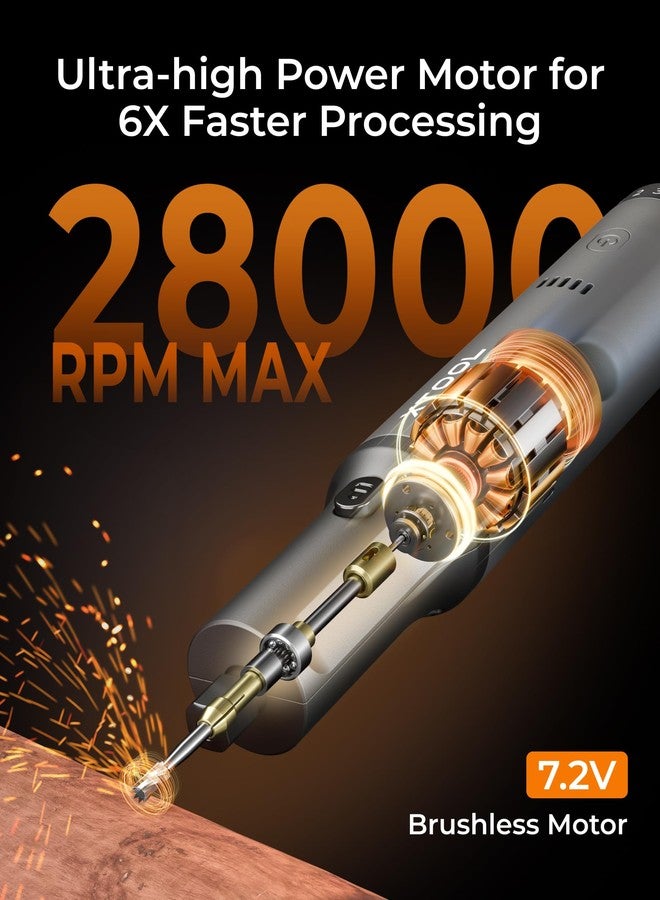 xTool Selected Rotary Kit, Power Rotary for Sanding, Polishing, Drilling, Etching, Engraving, DIY Crafts - Image 3