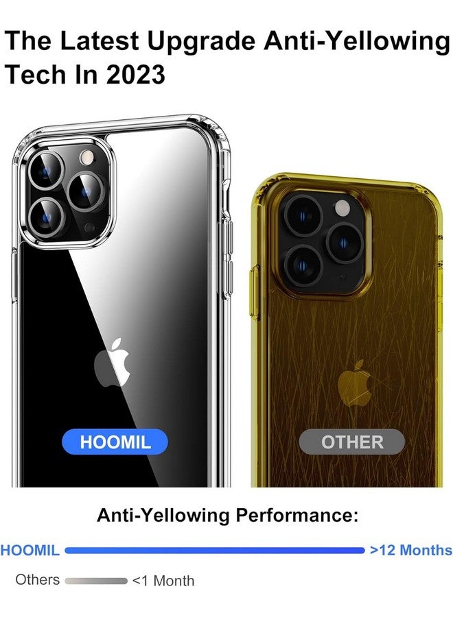 HOOMIL Case for iPhone 11 Pro 5.8-Inch, Non-Yellowing, Drop Protection, Anti-Scratch Transparent Hard Back Phone Cover - Crystal Clear - Image 4