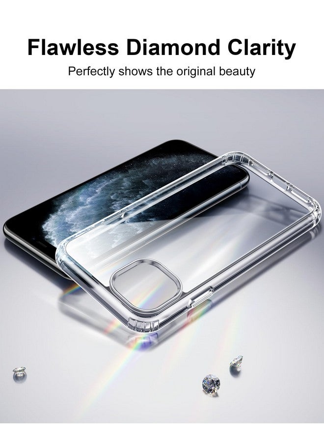 HOOMIL Case for iPhone 11 Pro 5.8-Inch, Non-Yellowing, Drop Protection, Anti-Scratch Transparent Hard Back Phone Cover - Crystal Clear - Image 3