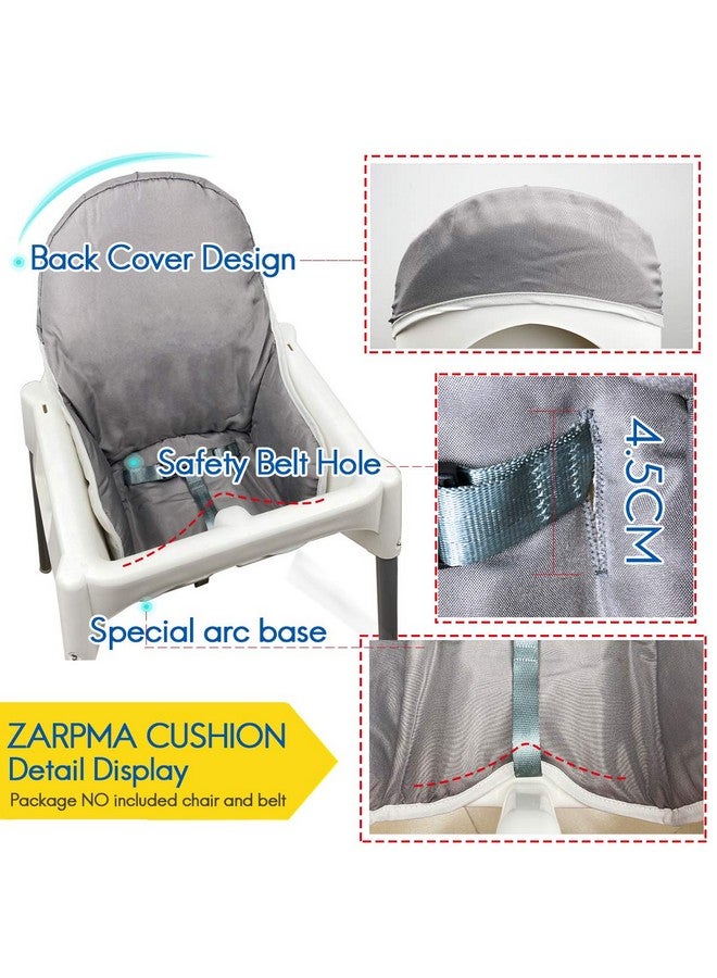 ZARPMA Seat Covers Cushion for IKEA Antilop Highchair, Washable Foldable Baby Highchair Cover IKEA Child Chair Cushion - Image 2