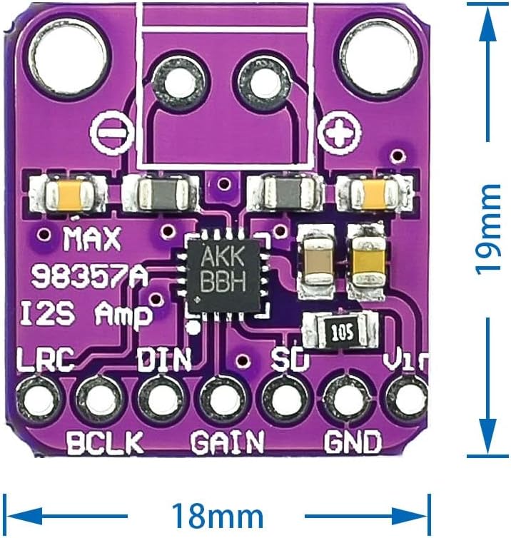 3W Class D Amplifier Board DAC Decoder Module Filterless Audio Interface - Image 3