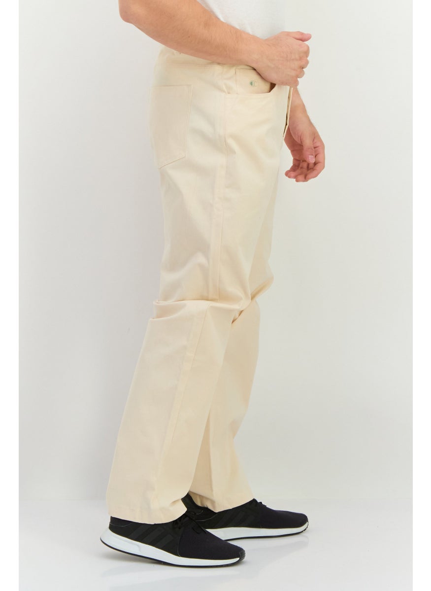 Champion Men Custom Fit Outdoor Straight Leg Pants, Beige  - Image 2