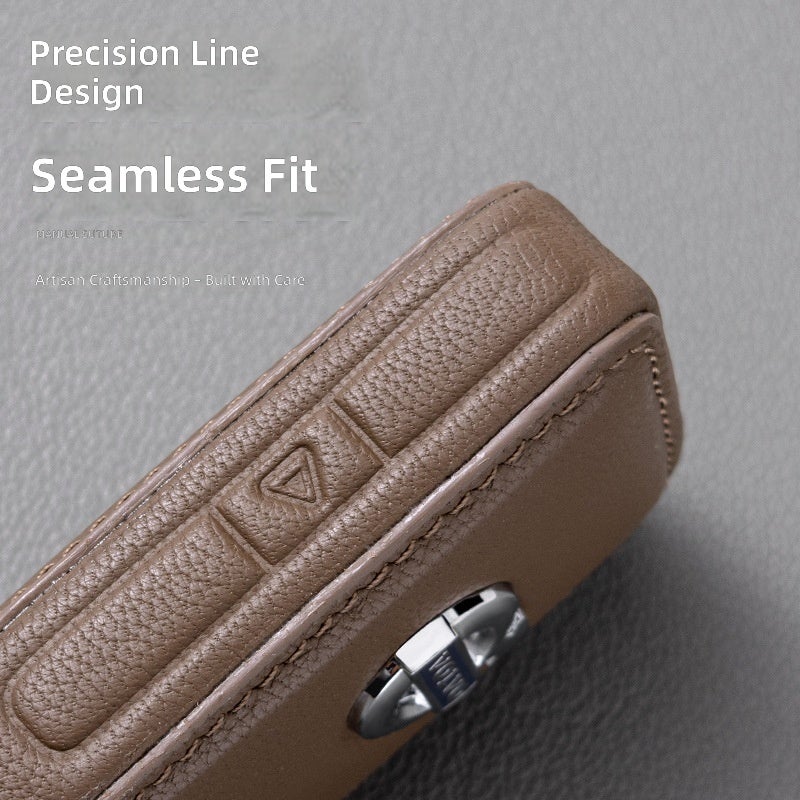 Volvo Premium Sheepskin Key Case for Volvo XC60, S90, S60, V60, V90 - Elegant Business Style - Image 2