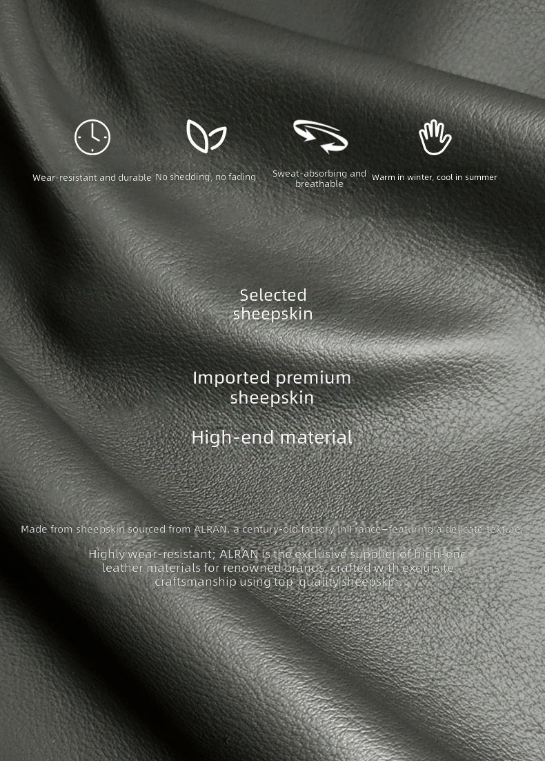 Volvo Premium Sheepskin Key Case for Volvo XC60, S90, S60, V60, V90 - Elegant Business Style - Image 5