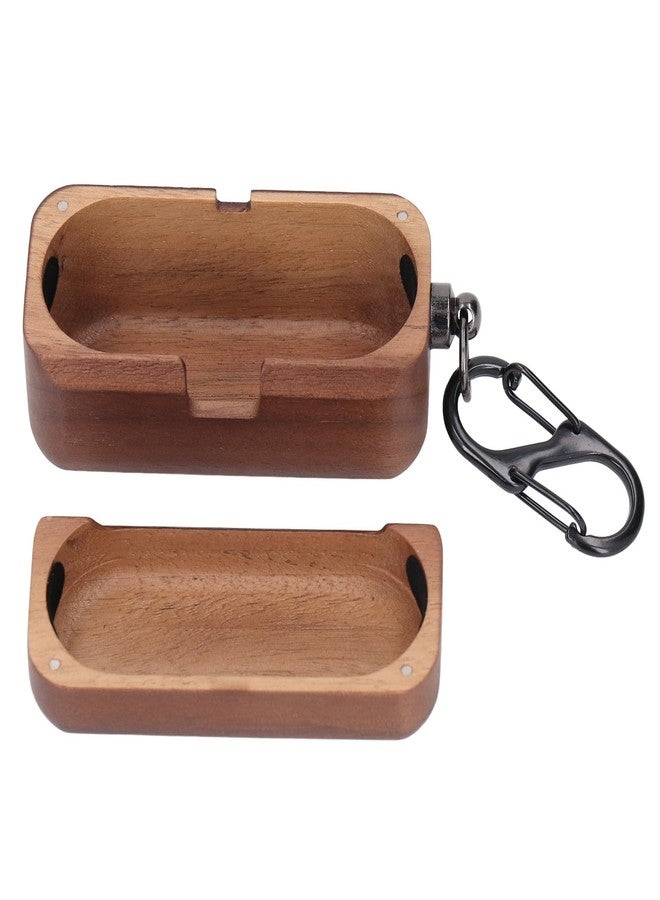 Sanpyl Walnut Wooden Case for AZ80 Earphones, Support Cordless Charging, Wood Protector Charging Case for Earbuds, Fine Polished Wood Protector with Soft Microfiber Lining - Image 4