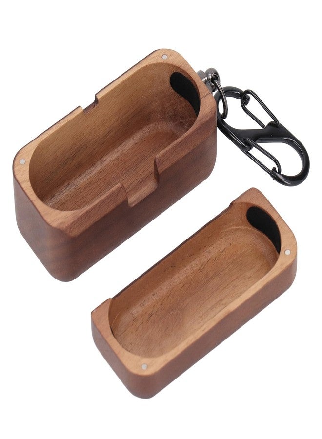 Sanpyl Walnut Wooden Case for AZ80 Earphones, Support Cordless Charging, Wood Protector Charging Case for Earbuds, Fine Polished Wood Protector with Soft Microfiber Lining - Image 5