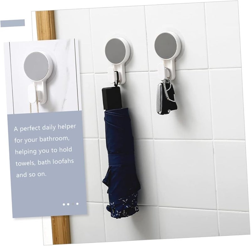 2Pcs Adhesive Wall Hooks for Bathroom Kitchen Towel Coat Hangers No Drilling Required - Image 5