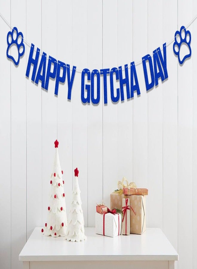 WFKLDF Happy Gotcha Day Banner, Dog Birthday Decorations, Pet Adoption Day Party Decor, Dog Cat Gotcha Party Decor Supplies - Image 3