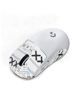 Logitech GPW Second-Generation Mouse Anti-Slip Sticker Wireless Gaming Mouse Anti Sweat Patch Mouse Nonslip Grip Tape Mouse Sweat-Proof Grip Mouse Protective Cover White X