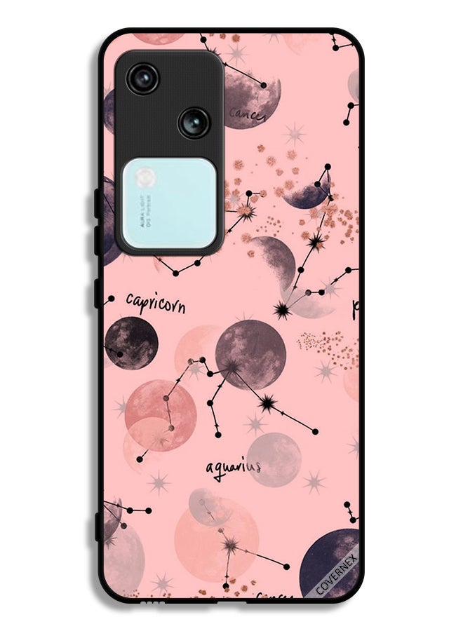 Covernex Vivo S18 5G Protective Case Cover Zodiac Signs Pastel Art - Image 1