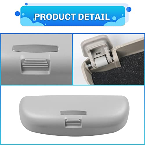 SXCY for 2022 2023 2024 Hyundai Tucson Santa Cruz Glasses Holder Box Custom Fit 2022 2023 2024 Tucson Santa Cruz Interior Accessories for Hyundai Sunglasses Case Holder Handle Replaced Storage (Gray) - Image 5