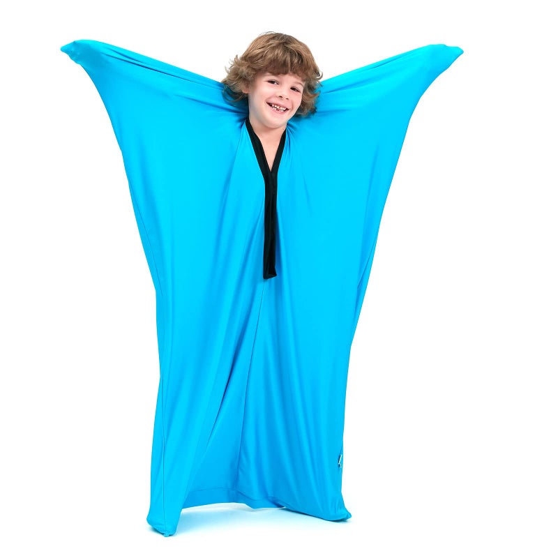 SANHO Sensory Sock Body Sock,X-Large,Perfect for Children with Sensory Processing Disorder,Updated Version,Bright Blue - Image 1
