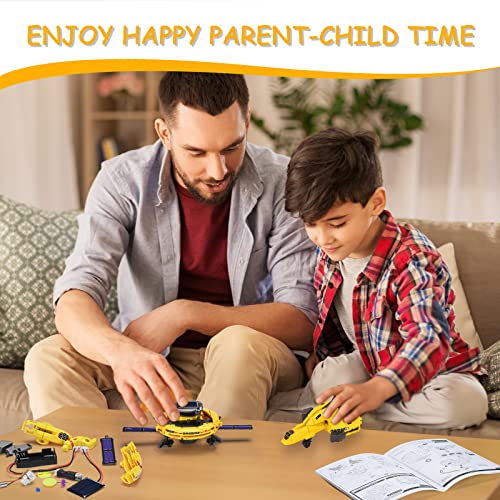 AESGOGO STEM Projects for Kids Age 8-12, Science Kits for Boys, Solar Robot Space Toy Building Kits, Christmas Birthday Gifts for 8 9 10 11 12-14 Year Old Boys Girls Teens. - Image 4