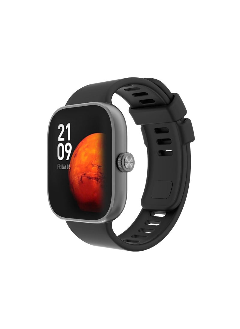 Generic Strap Compatible with Redmi Watch 5/4,Xiaomi Mi Band 9 Pro/8 Pro Soft TPU Adjustable Band for Men and Women,Black  - Image 1