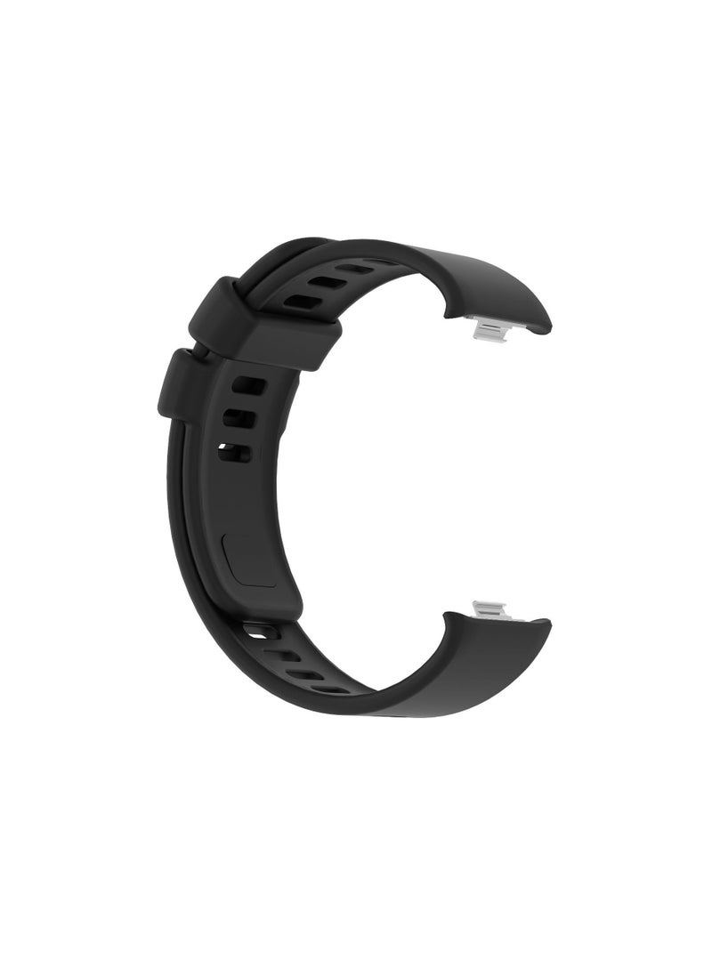 Generic Strap Compatible with Redmi Watch 5/4,Xiaomi Mi Band 9 Pro/8 Pro Soft TPU Adjustable Band for Men and Women,Black  - Image 4