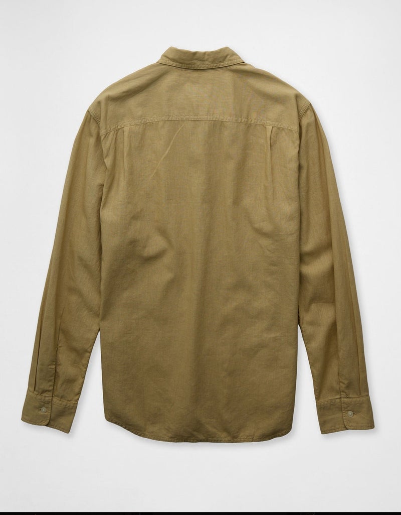 American Eagle AE Everyday Button-Up Linen Shirt - Image 4