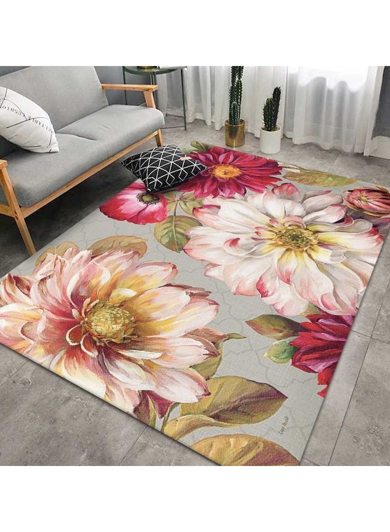 Loquat Squality Modern Minimalist Rectangular Washable Household Carpet(Carpet Only) - Image 1