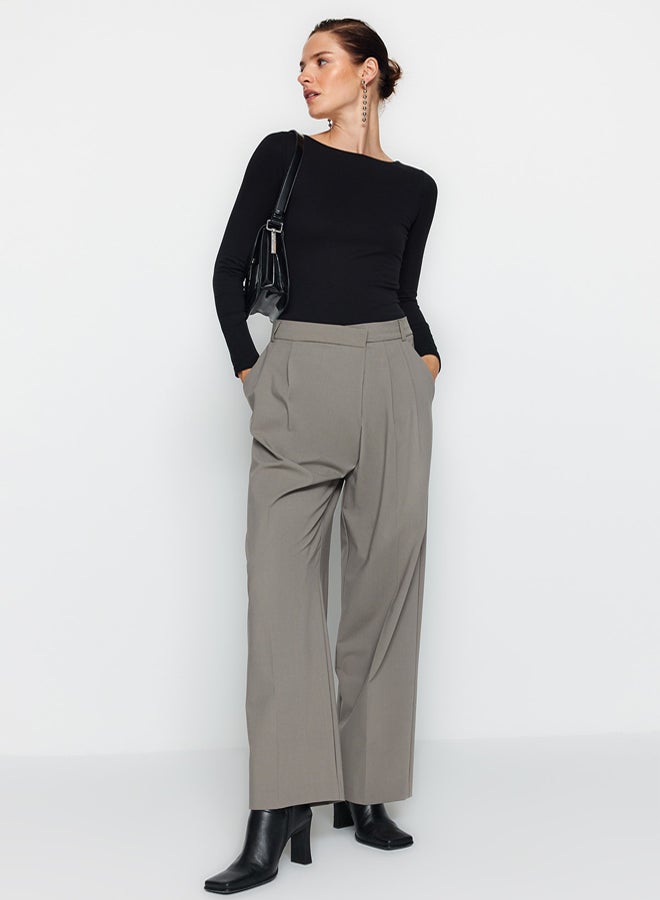 trendyol Black Cotton Stretchy Boat Neck Fitted Stretchy Knitted Blouse - Image 2