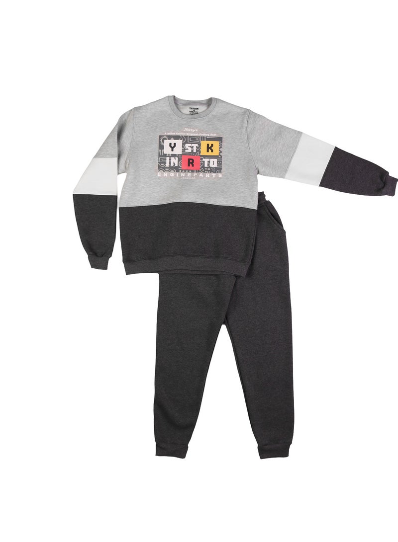 زيركون بيجامة شتوي اولادي - 4010 - Image 1