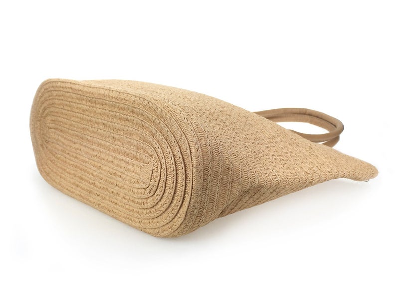 Hoxis Straw Rattan Women Tote Summer Beach Shoulder Handbag - Image 5