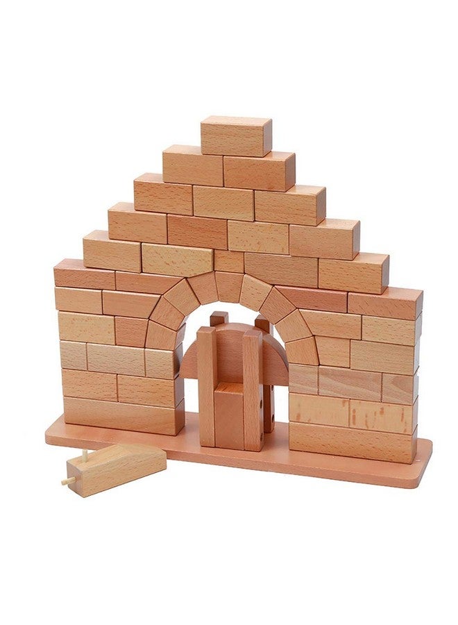 Kghios Montessori Toys Materials for Toddlers Roman Arch Bridge Science and Culture Teaching Materials Early Education Teaching Aids Children's Sense and Wisdom Building Blocks Toys 3 Years Old + - Image 1