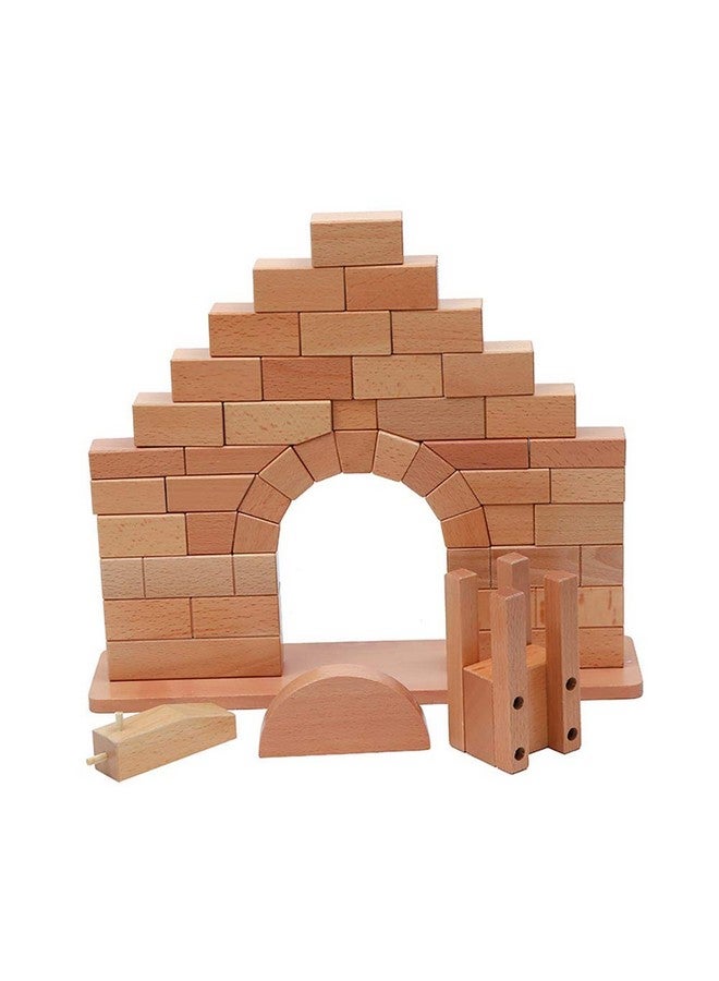 Kghios Montessori Toys Materials for Toddlers Roman Arch Bridge Science and Culture Teaching Materials Early Education Teaching Aids Children's Sense and Wisdom Building Blocks Toys 3 Years Old + - Image 4