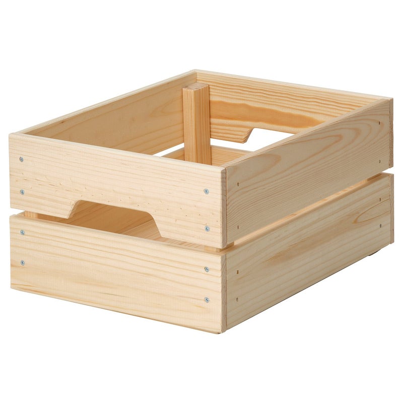 Baitique Wooden Crate, Pine, 23x31x15 cm - Image 1