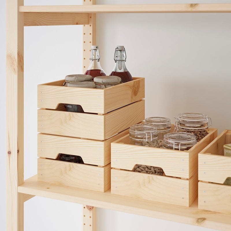 Baitique Wooden Crate, Pine, 23x31x15 cm - Image 2