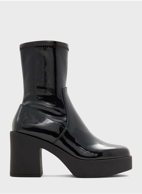 Upstep Mid Heel Ankle Boots