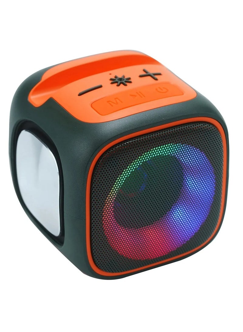 Mini Portable Bluetooth Speaker with Wireless Microphone & Phone Holder – Compact, High-Quality Sound, Ideal for Meetings, Streaming, and Travel  - Image 4