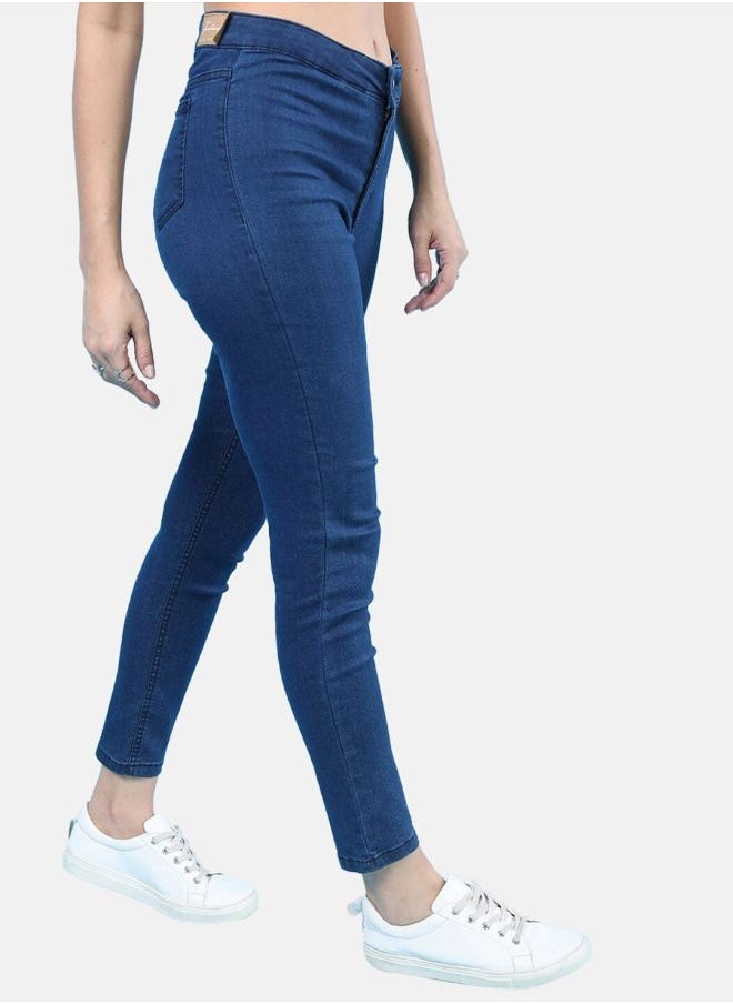 Freehand - Women Super Skinny Solid High-Rise Denim Jeggings - Image 1