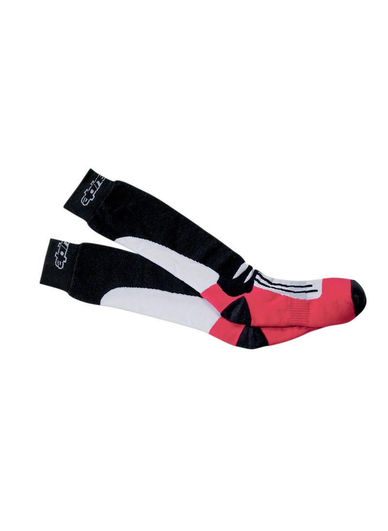 Alpinestars - ALPINESTARS ROAD RACING SUMMER SOCKS BK/RD  S/M - Image 1