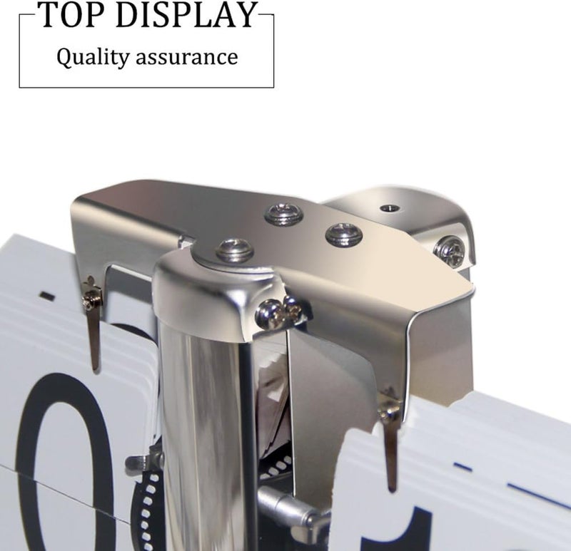Samip Electronic Automatic Page Turning Alarm Clock Digital Auto Flip Single Stand Home Desk Table Clock - Image 5