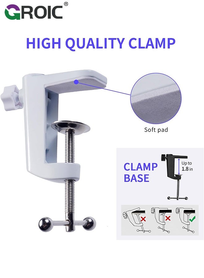 GROIC Tablet Holder for Bed, Adjustable and Foldable Tablet Bed Stand Mount with 360 Degree Rotation for iPad pro, iPad, iPhone, Samsung Galaxy, and All 4.7-12.9" Devices - Image 4