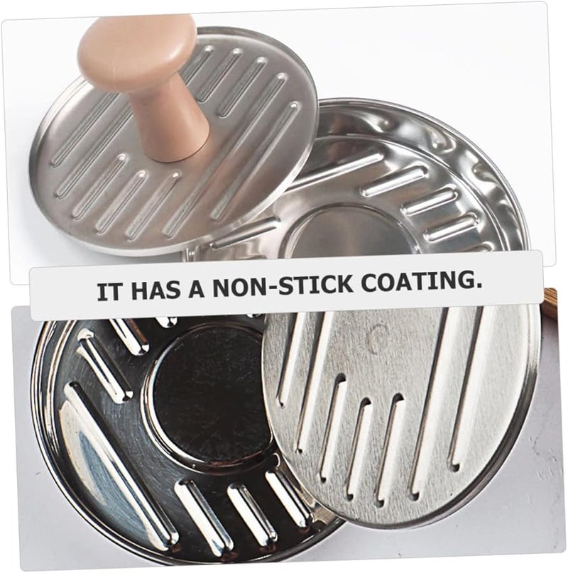 قوالب صنع برغر من الفولاذ المقاوم للصدأ لتشكيل برغر متساوي الحجم لأدوات شواء المطبخ - Image 5